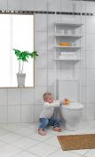 Van Der P Hyldesystem med 4 hylder Højde 250cm, Hvid