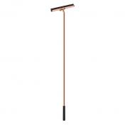 Damixa Zen lang bruseskraber m/holder - B�rstet kobber