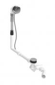 Duravit af- og overl�bss�t Quadroval m/ vandp�fyldning - Krom