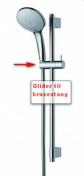 B�rma IDEALRAIN PRO glider til brusestang - Krom
