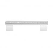 Beslagsboden B651 m�belgreb m/crystal cut - Krom