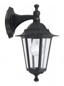 Eglo Laterna 4 udend�rs v�glampe - Sort