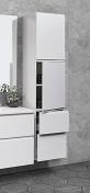 Cass�e Front h�jskab m/2 l�ger og 2 skuffer - Venstreh�ngslet - Mat hvid