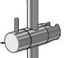 Cass�e bruseholder - Krom