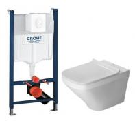 Duravit Durastyle Rimless toiletpakke inkl. sæde m/softclose, cisterne og hvid betjening