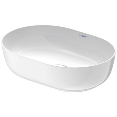 Duravit Luv 50 fritstående bowlevask - Uden hanehul - Wondergliss Duravit Luv 50 fritstående bowlevask - Uden hanehul - Wondergliss