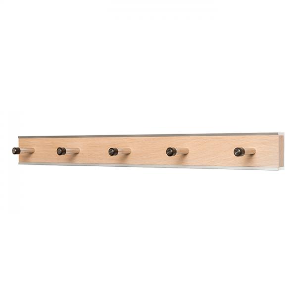 Hoigaard KR-35 knagerække m/5 knager - Eg/sæbe Hoigaard KR-35 knagerække m/5 knager - Eg/sæbe