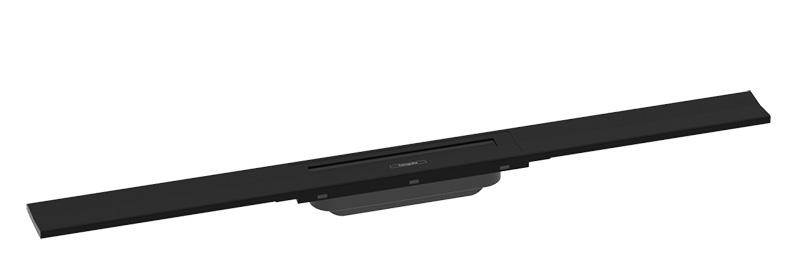 Hansgrohe RainDrain Flex kappes&aelig;t frit i gulv - 80 cm - Mat sort