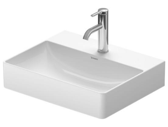 Duravit Durasquare 50 bowlevask op til væg - Uden hanehul - Uden overløb Duravit Durasquare 50 bowlevask op til væg - Uden hanehul - Uden overløb