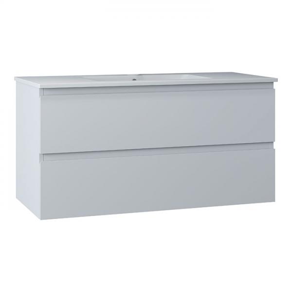 Nortiq Brazil 100 One-box møbelsæt m/skuffer - Flatpack - Mat hvid Nortiq Brazil 100 One-box møbelsæt m/skuffer - Flatpack - Mat hvid