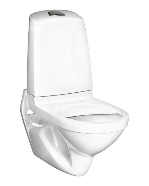 Gustavsberg Nautic v&aelig;gh&aelig;ngt toilet 1522 m/C+ og &aring;ben skyllerand