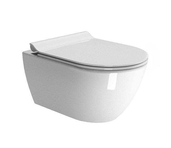 GSI Pura 55 v&aelig;gh&aelig;ngt toilet m/Extraglaze+