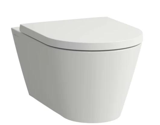 Kartell Laufen v&aelig;gh&aelig;ngt toilet Rimless - Mat hvid