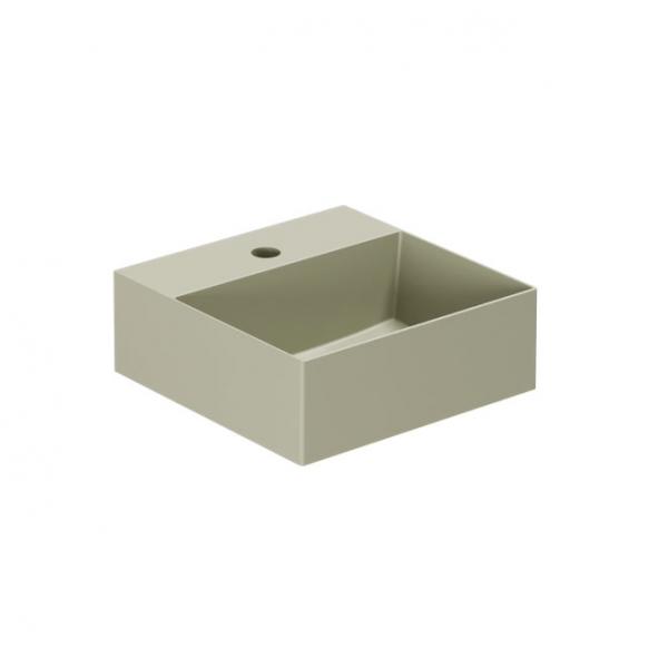 Lavabo Elegance SQ35 håndvask t/væg eller møbel - 1 hanehul - Nature Green Lavabo Elegance SQ35 håndvask t/væg eller møbel - 1 hanehul - Nature Green