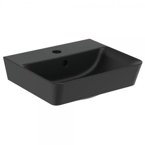 Ideal Standard Connect Air 40 h&aring;ndvask t/v&aelig;g - 1 hanehul - Mat sort