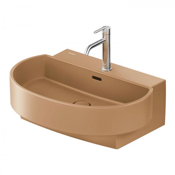 Duravit Balcoon 65 håndvask t/væg - 1 hanehul - DuraShield - Ler terra Duravit Balcoon 65 håndvask t/væg - 1 hanehul - DuraShield - Ler terra