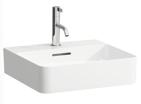 Laufen Val compact 45 h&aring;ndvask t/v&aelig;g eller m&oslash;bel - 1 hanehul - LCC