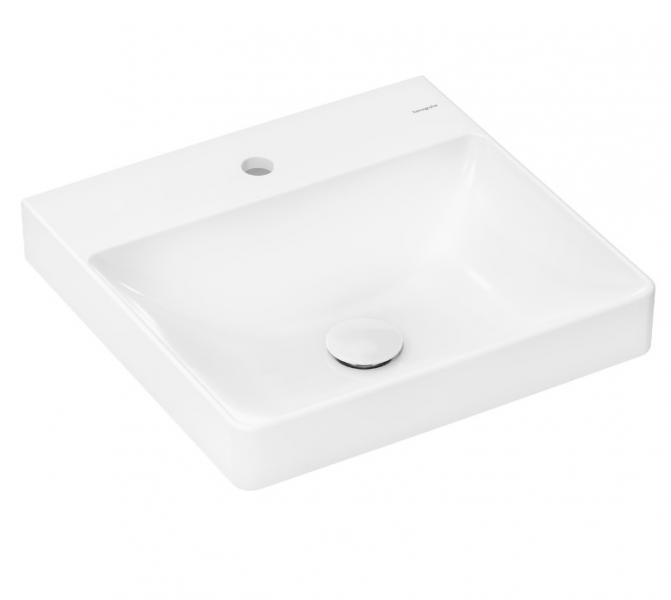 hansgrohe Xelu Q 50 kompakt håndvask t/væg - Uden overløb - SmartClean hansgrohe Xelu Q 50 kompakt håndvask t/væg - Uden overløb - SmartClean