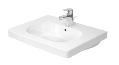Duravit D-Code 65 håndvask t/væg eller møbel - 1 hanehul Duravit D-Code 65 håndvask t/væg eller møbel - 1 hanehul