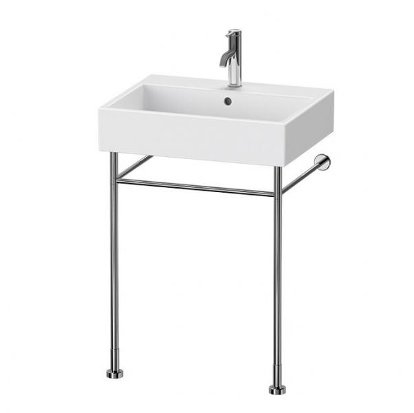 Duravit Vero 50 gulvst&aring;ende metalstativ til h&aring;ndvask - Krom