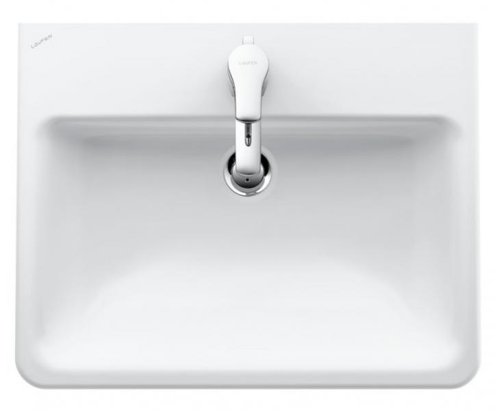Laufen Pro S 56 h&aring;ndvask t/nedf&aelig;ldning - 1 hanehul