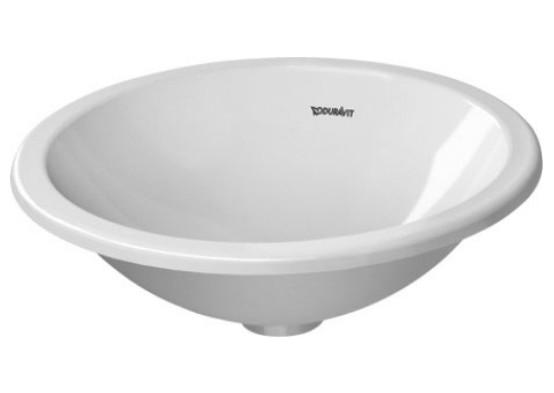 Duravit Architec Ø45 vask t/nedfældning - Uden hanehul Duravit Architec Ø45 vask t/nedfældning - Uden hanehul