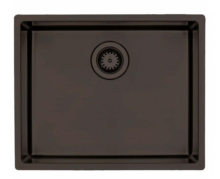 Lavabo Kubus 500 Soft k&oslash;kkenvask - Dark bronze