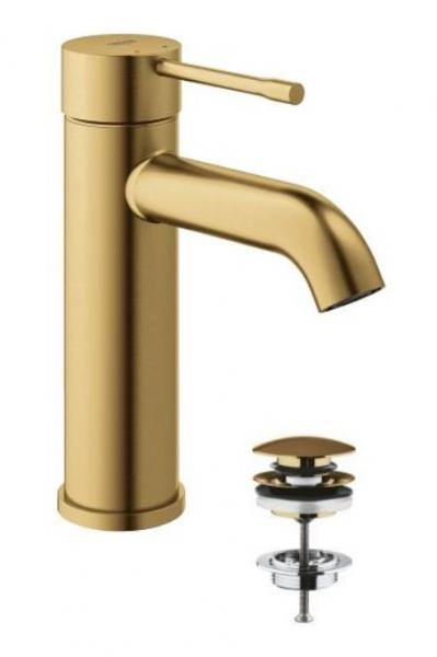 Grohe Essence New håndvaskarmatur m/push-open bundventil - Børstet cool sunrise Grohe Essence New håndvaskarmatur m/push-open bundventil - Børstet cool sunrise