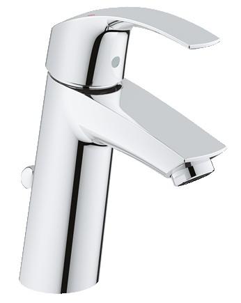 Grohe Eurosmart håndvaskarmatur m/bundventil og høj tud Grohe Eurosmart håndvaskarmatur m/bundventil og høj tud