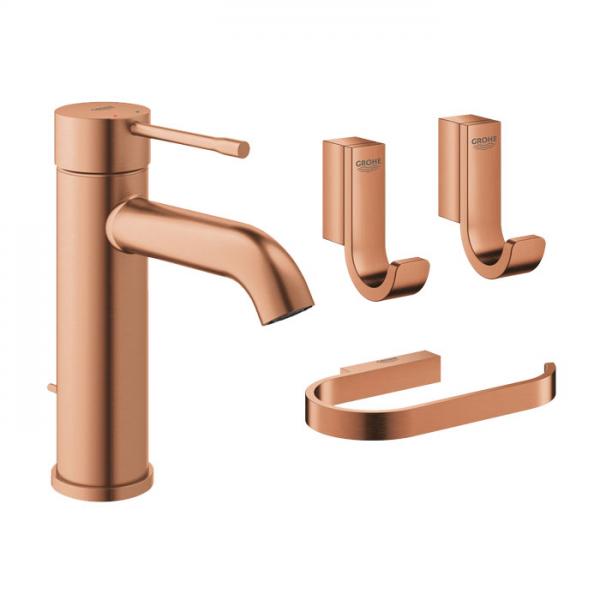 Grohe Essence & Selection vandhane m/tilbeh&oslash;r - B&oslash;rstet warm sunset
