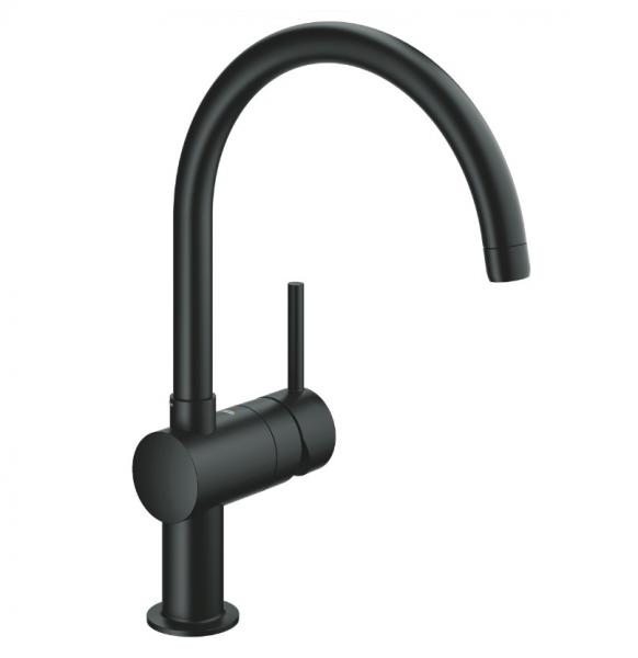 Grohe Minta køkkenarmatur m/svingtud - Mat sort Grohe Minta køkkenarmatur m/svingtud - Mat sort