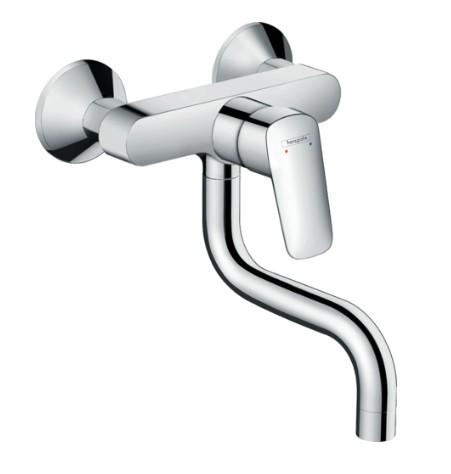 hansgrohe Logis k&oslash;kkenarmatur t/v&aelig;g - Med svingtud