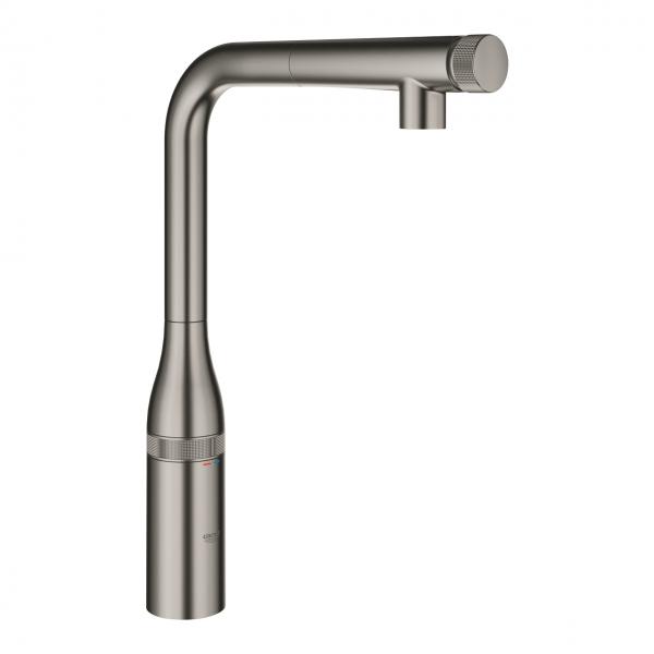 Grohe Essence Smart Control k&oslash;kkenarmatur - B&oslash;rstet hard graphite