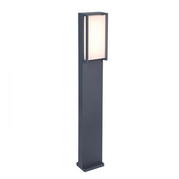 Lutec Architectural Qubo udendørs standerlampe m/LED - Mørk grå Lutec Architectural Qubo udendørs standerlampe m/LED - Mørk grå