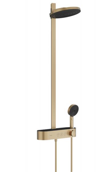 hansgrohe Pulsify S Showerpipe 260 2jet m/ShowerTablet Select 400 - B&oslash;rstet bronze