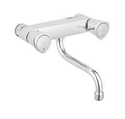 Grohe Costa S k&oslash;kkenbatteri t/v&aelig;g - Med svingtud