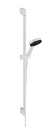hansgrohe Pulsify Select S 105 Relaxation bruses&aelig;t m/EcoSmart 3jet - 90 cm - Mat hvid