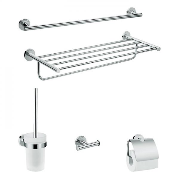 hansgrohe Logis Universal 5-i-1 tilbeh&oslash;rss&aelig;t - Krom