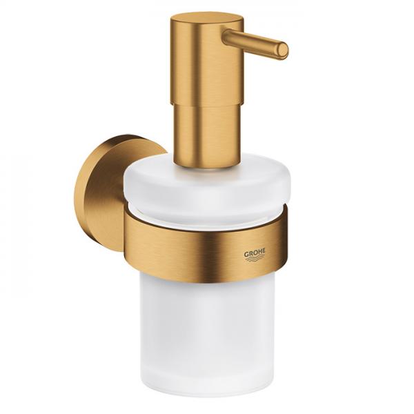Grohe Essentials komplet sæbedispenser t/væg - Børstet Cool Sunrise Grohe Essentials komplet sæbedispenser t/væg - Børstet Cool Sunrise