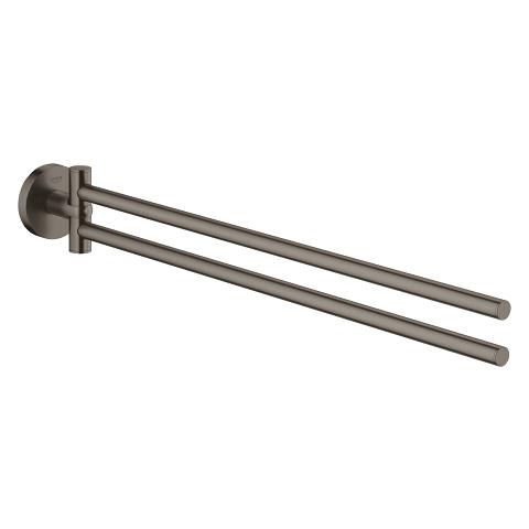 Grohe Essentials håndklædeholder - Børstet hard graphite Grohe Essentials håndklædeholder - Børstet hard graphite