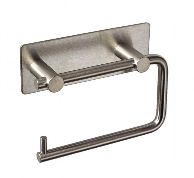 Cool Line toiletpapirholder m/bagplade - Poleret st&aring;l