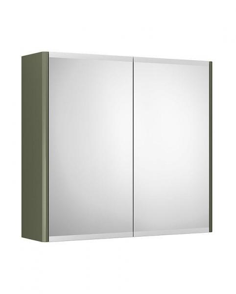 Gustavsberg Graphic 60 spejlskab - Gr&oslash;n mat