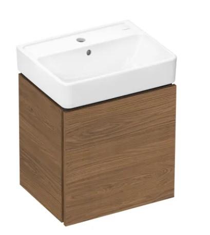 hansgrohe Xilesa E 50 m&oslash;bels&aelig;t m/skuffe og Xanuia Q h&aring;ndvask - Cashmere eg