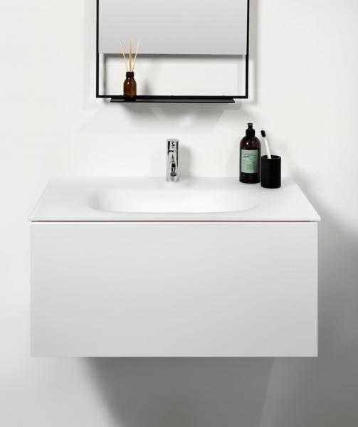 Bath 81 møbelvask i glas - Mat hvid Bath 81 møbelvask i glas - Mat hvid