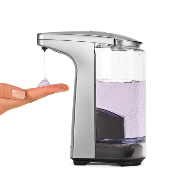 Simplehuman s&aelig;bedispenser m/sensor - B&oslash;rstet