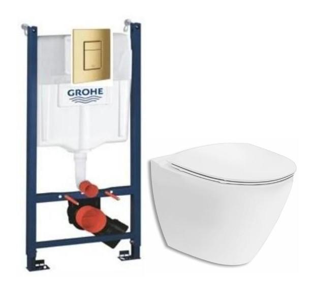 Ifö Spira Art toiletpakke inkl. sæde m/soft-close, cisterne og messing betjening Ifö Spira Art toiletpakke inkl. sæde m/soft-close, cisterne og messing betjening
