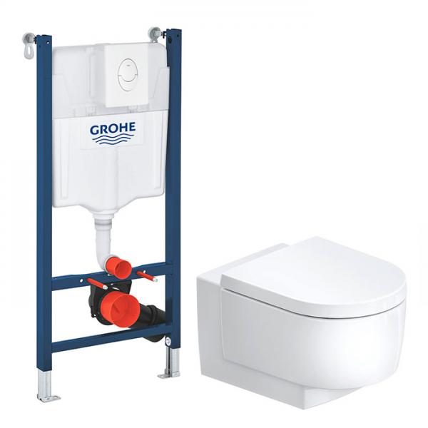 Duravit Balcoon DuraShield toiletpakke m/sæde, cisterne og betjening i hvid Duravit Balcoon DuraShield toiletpakke m/sæde, cisterne og betjening i hvid