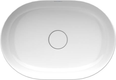 Duravit Luv 50 fritstående bowlevask - Uden hanehul - Wondergliss Duravit Luv 50 fritstående bowlevask - Uden hanehul - Wondergliss