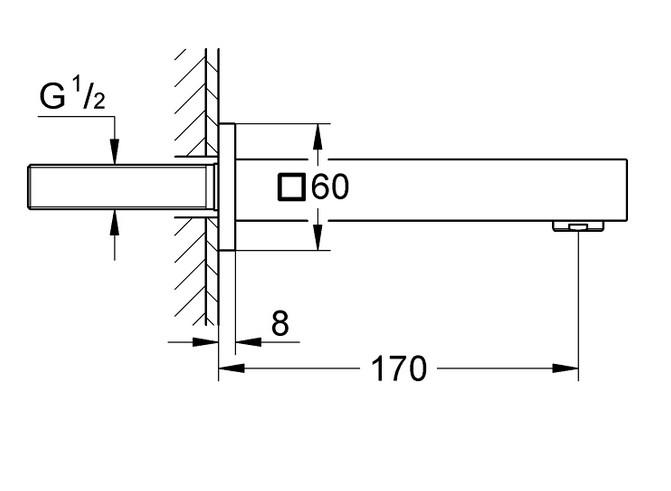 Grohe Universal Cube karudl&oslash;b