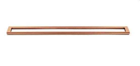 Unidrain Highline ramme - Børstet kobber - 700/10 mm Unidrain Highline ramme - Børstet kobber - 700/10 mm